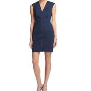 Kate Spade Saturday Let's Make Contact Navy Blue Pencil Dress Size 2